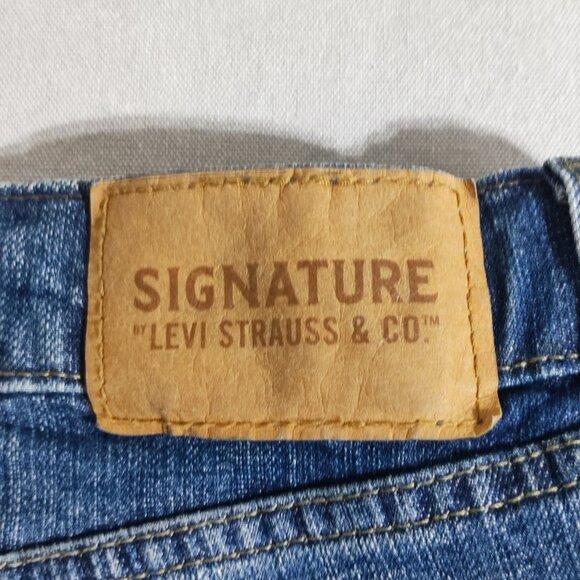 Signature by Levi Strauss jeans men's sz W36/L30 denim blue S61 Relaxed - Picture 5 of 14